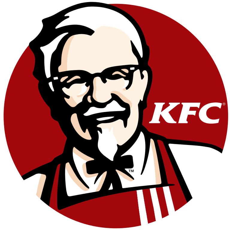 Logo de publicidad del restaurante KFC